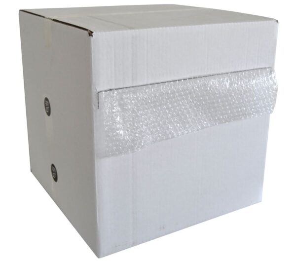 Plástico de burbuja en caja