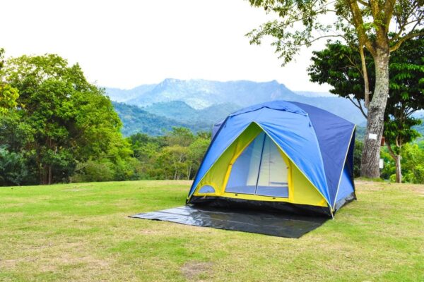 Malla suelo camping